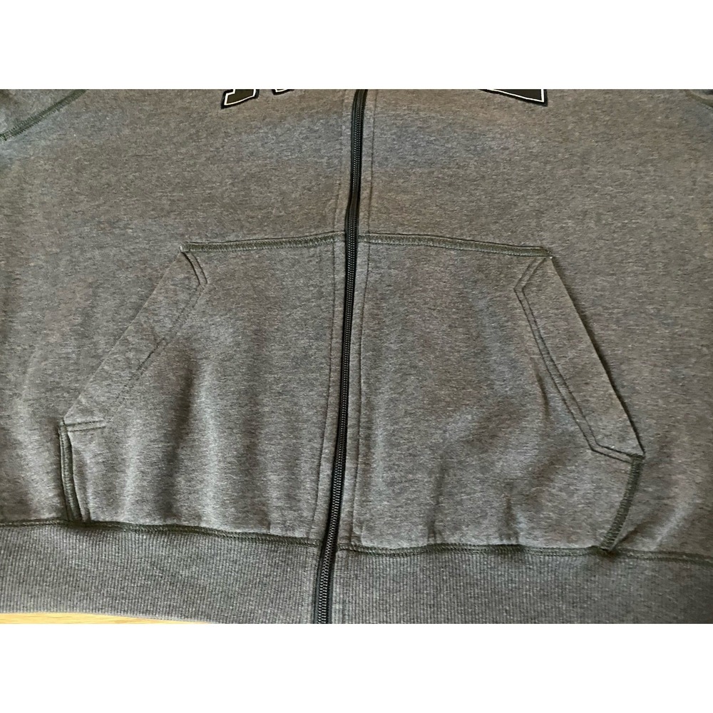 Nike Sportswear Men Full Zip Hoodie SZ XL Gray VTG Varsity Style Code 333260-071 - Picture 6 of 16